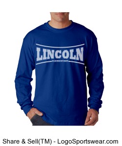 Adult Lincoln Long Sleeve Shirt Design Zoom